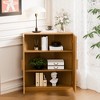 Dovelina Corner Cabinet Multifunctional Storage Sideboard with Interior Adjustable Shelves for Living Room - 2 of 4