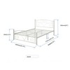ALEXOUN Metal Platform Bed Frame with Headboard and Slat Support & Large Under Bed Space,No Box Spring Needed,Easy Assembly - 3 of 4