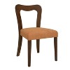 Grungis Polyester Kitchen Chair Set of 2,Upholstered Dining Chairs with Open-Back for Dining Room,Kitchen - 4 of 4