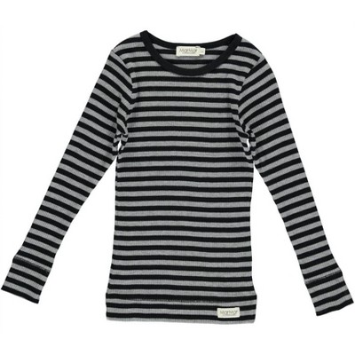 Gender Neutral BOYS STRIPED RIBBED LONG SLEEVE SHIRT - MarMar Copenhagen
