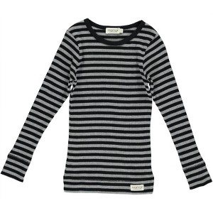 Gender Neutral BOYS STRIPED RIBBED LONG SLEEVE SHIRT - MarMar Copenhagen - 1 of 1
