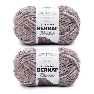 Bernat Blanket Big Ball Yarn 24 Pack-Purple Haze