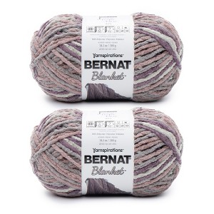 Bernat Blanket Big Ball Yarn 24 Pack-Purple Haze - 1 of 4