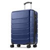 Maggift Luggage, Expandable Carry-On Suitcase with Dual Spinner Wheels and TSA Lock, Hard Shell for Business, Vacation, Travel, Blue, 13"*9"*21.5" - 2 of 4