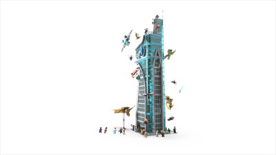 Lego avengers tower target sale