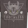 Men's - How to Train Your Dragon - Toothless Line Art Short Sleeve Graphic T-Shirt - 2 of 4