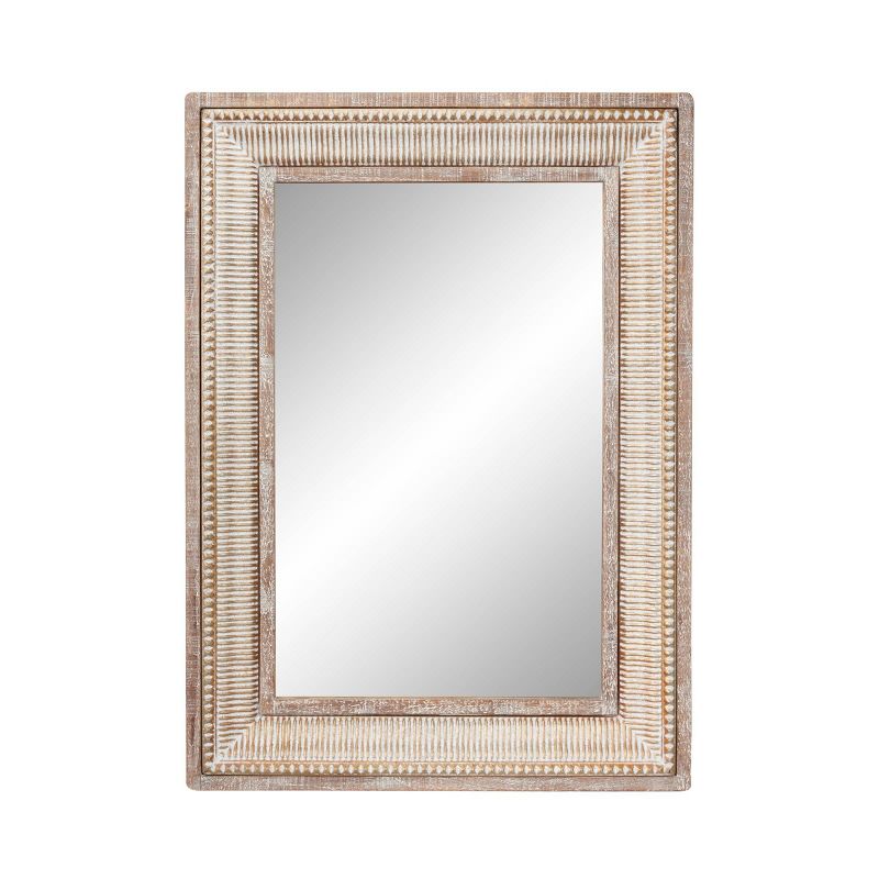 Metal Intricately Carved Wall Mirror Brown - Olivia &#38; May, 6 of 17