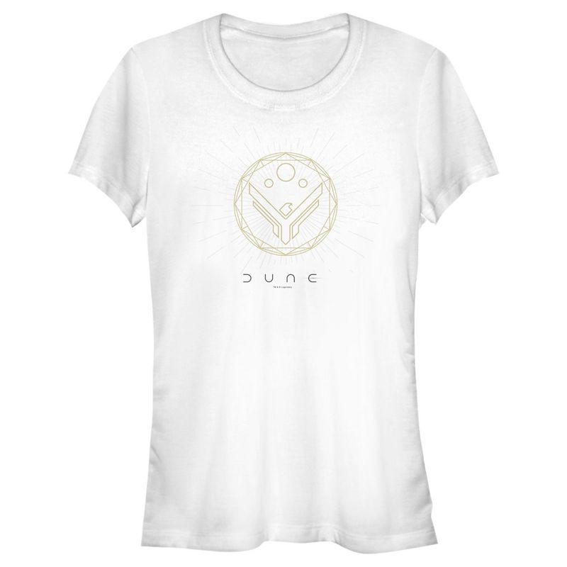 Juniors Womens Dune Atreides Eagle Logo T-Shirt, 1 of 5