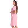 Dreamcrest Womens Nightgown with Lace Trim  Short Sleeve Sleepwear Pajamas with Stretch  Solids & Prints - 2 of 3