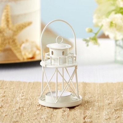 Kate Aspen By the Sea Lighthouse Tealight Holder Lantern (Set of 4) | 14143WT