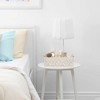 Aoibox Macrame Storage Basket Set of 2 Boho Woven Decorative Bins for Organizing Countertop Toilet Paper Tank Top Home Decor Bedroom Nursery - 2 of 4