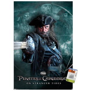 Trends International Disney Pirates of the Caribbean: On Stranger Tides - Black Beard Unframed Wall Poster Prints - 1 of 4