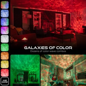 Galaxy Wave Projector Table Lamp - Enbrighten - 1 of 4