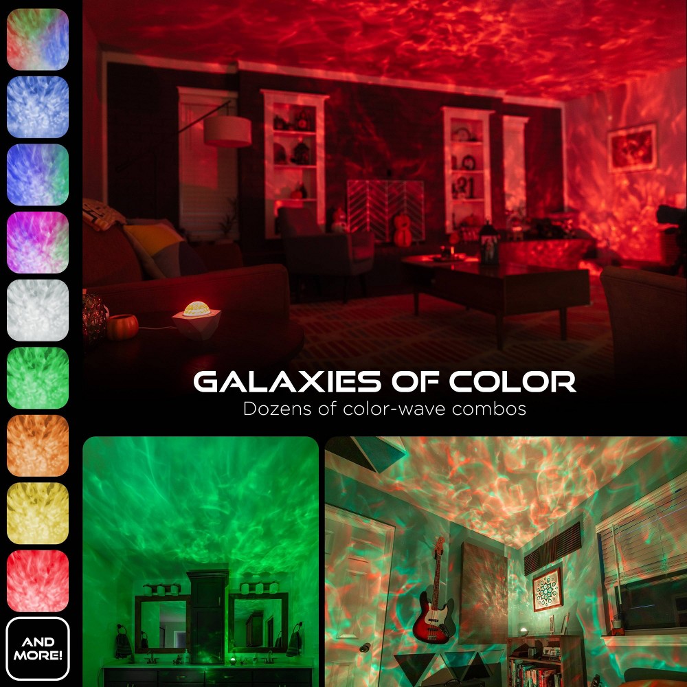 Photos - Floodlight / Street Light Galaxy Wave Projector Table Lamp - Enbrighten