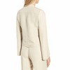 Women's Crop Open Front Linen Blend Jacket - Classiques Entie - 3 of 3