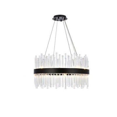 Elegant Lighting Dallas 16 - Light Pendant in  Black