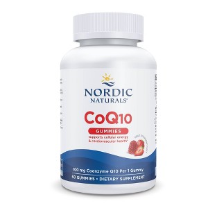 Nordic Naturals CoQ10 Dietary Supplement Gummies - 60ct - 1 of 3