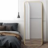 Sapphtopaz 64" Full Length Mirror with 3 Color Dimmable LED Floor Standing Dressing Mirrors Hanging Wall Mounted Mirror for Bedroom,Living Room - 4 of 4