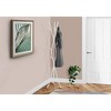 Okak Modern Freestanding Coat Rack with 11 Hooks, Hammered Metal Hall Tree with Unique Design, Coat Tree for Living Room, Bedroom, White - 2 of 4