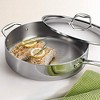 Tramontina Tri-Ply Clad Stainless Steel 6-Quart Saute Pan with Lid, Induction-Ready Cooking Pan, Dishwasher-Safe, NSF-Certified, Made in Brazil - 2 of 4
