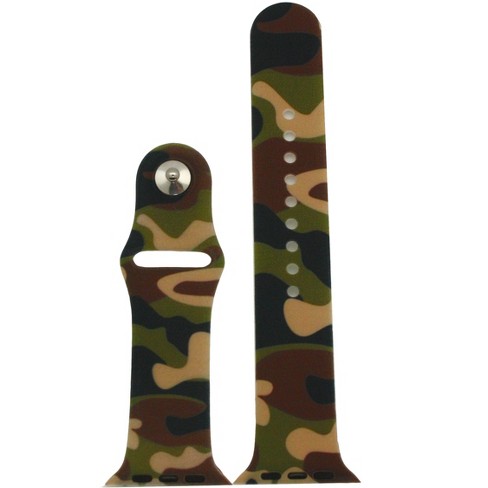 Camo silicone best sale apple watch band