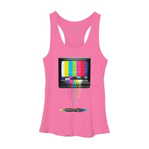 Women's Design By Humans Retro TV By clingcling Racerback Tank Top - 1 of 3