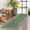 Floral Area Rugs for Living Room Washable Rug Non Slip Ultra Thin Boho Flower Indoor Floor Carpet for Girls Room Nursery Playroom - 2 of 4