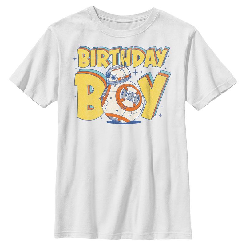 Boy's Star Wars Birthday Boy BB-8 T-Shirt, 1 of 5