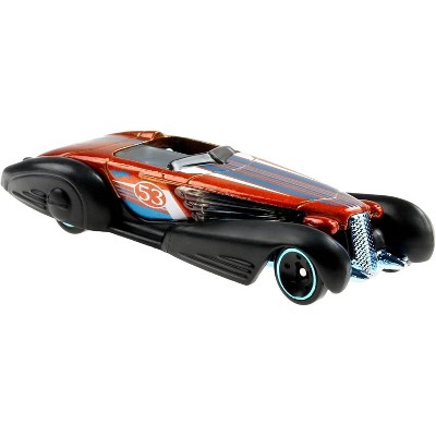 Hot Wheels Orange & Blue 53rd Anniversary Custom Cadillac Fleetwood 5/5 DieCast 1:64th Scale