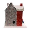 Cody Foster 11.0 Inch Merry & Bright Glitter Cottage Putz House Reindeer Christmas Village Buildings - 2 of 4
