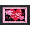 Briarwood Lane Valentine's Doormat 30x18 Indoor Outdoor Cupid's Hearts Doormat - 2 of 4