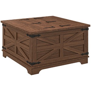 NicBex 31.5 Inch Square Coffee Table with Flip Top and Hidden Storage Space for Living Room,Bedroom - 1 of 4