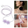 Unique Bargains Flowers Choker Necklace 1 Pc - 3 of 4