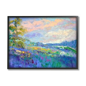 Stupell Modern Hill Woodland Landscape Framed Giclee - 1 of 4