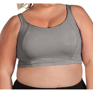 Women's Plus Size Double Layer Sports Bra - On The Plus Side - 1 of 2