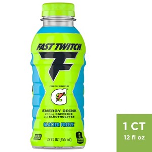 Fast Twitch by Gatorade Glacier Freeze Energy Drink - 12 fl oz Bottle - 1 of 4