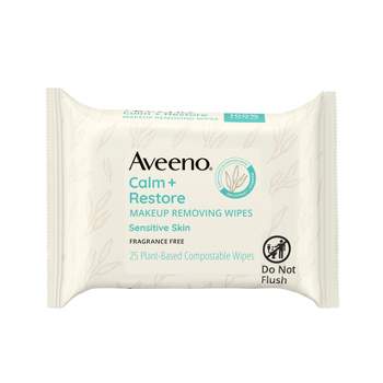 Aveeno Calm + Restore Cleansing Wipes - 25ct