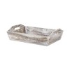 Cheung's Valentin Deep Wooden Handled Tray - White Wash - 2 of 4