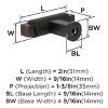 Amerock Balata Bar Knob for Cabinets, Drawers, and Furniture - 3 of 4