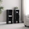 Lycvki 8-layer Adjustable Shelf Bookshelf with Wavy Border Design - 3 of 4