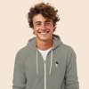 Dalix Astronaut Embroidered Hoodie Fleece Sweatshirt Zip Front Mens - 4 of 4