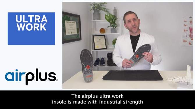 Airplus Ultra Work Memory Plus Women's Insoles, 2 of 10, play video