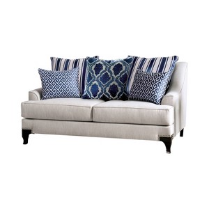 Jerica T Cushion Loveseat Light Gray - HOMES: Inside + Out