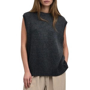 Women's Open Tie Back Sweater Vest - MOD REF - 1 of 3