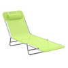 Maggift Patio Chaise Lounges, Portable Foldable Lounge Chair, Adjustable Angle Multifunctional Patio Lounge Chair, Green, 71.75"*22"*9.75" - 4 of 4