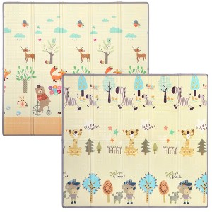 Qaba Foldable & Reversible Baby Play Mat, 79