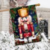 Briarwood Lane Christmas House Flag 40x28 For Outdoor Wooden Nutcracker For Christmas House Flag - 4 of 4