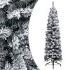 Artificial Christmas Tree Green with white flocking PVC, steel - 2 of 4