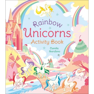 Rainbow Unicorns Activity Book - by  Samantha Hilton (Paperback)