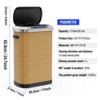 Vynxaria 50L Smart automatic Trash Cans -  Full Intelligent Sensor  - Wood - 3 of 4